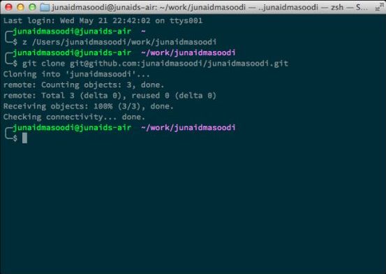 Cloning of Repository